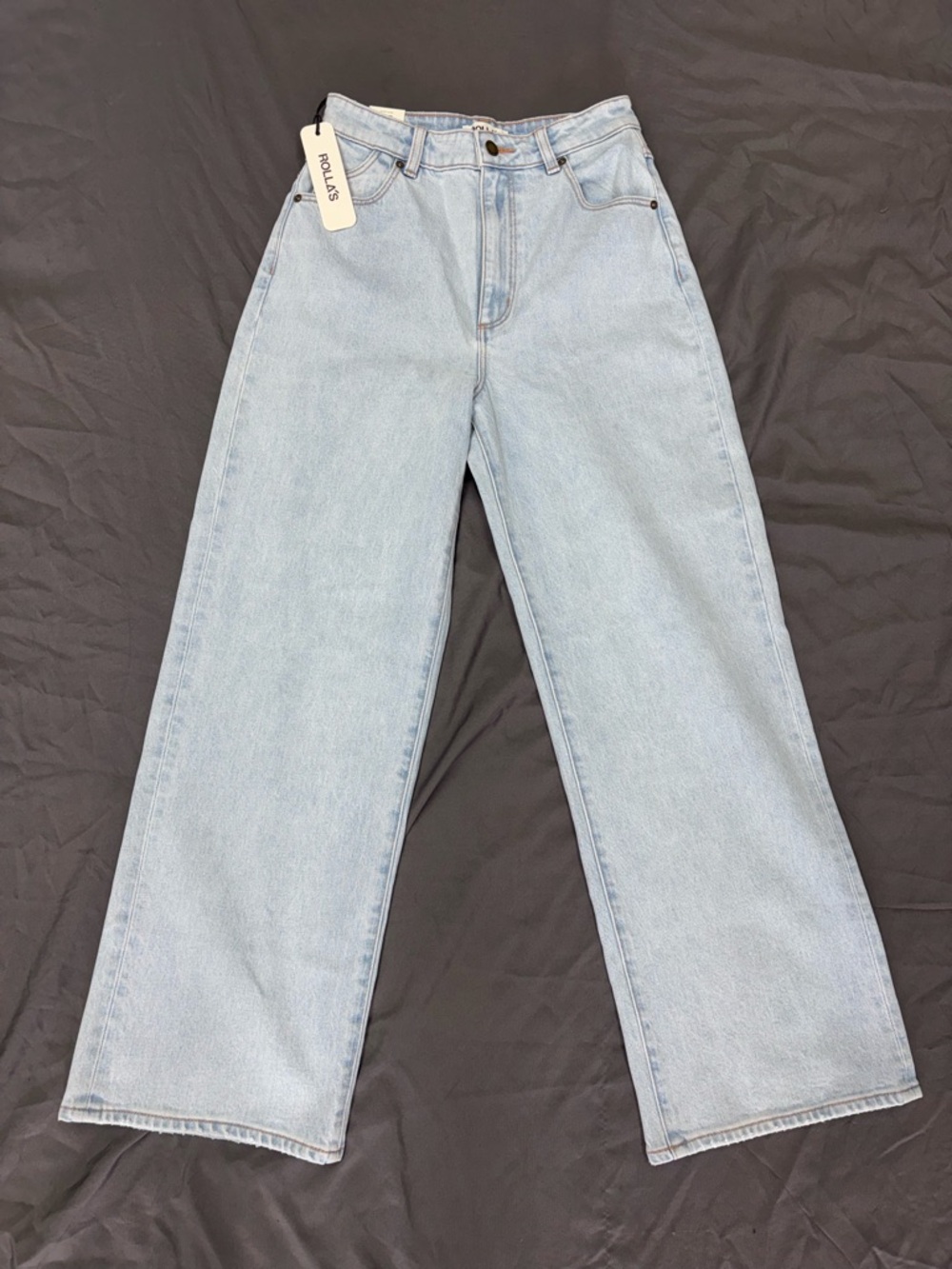 NWT ROLLA'S Light Blue Wide Leg Jeans